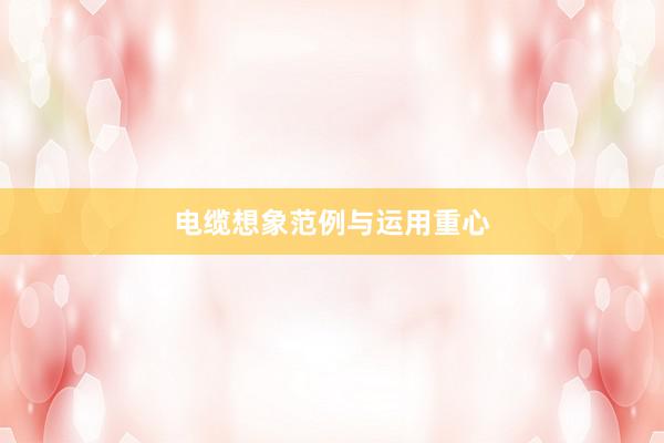 电缆想象范例与运用重心
